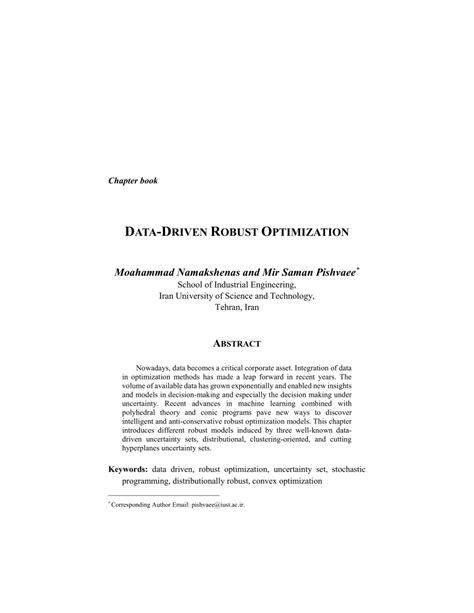 Image result for Data-Driven Optimization