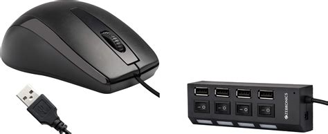 Amazon.in: Buy ZEBRONICS 150Hb 4 Port USB Hub with Dedicated On/Off ...
