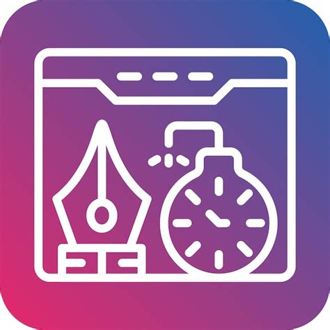 Vector design deadline icon style | Premium Vector