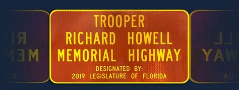 Fallen FHP Trooper Receives Roadway Designation - Florida Department of ...