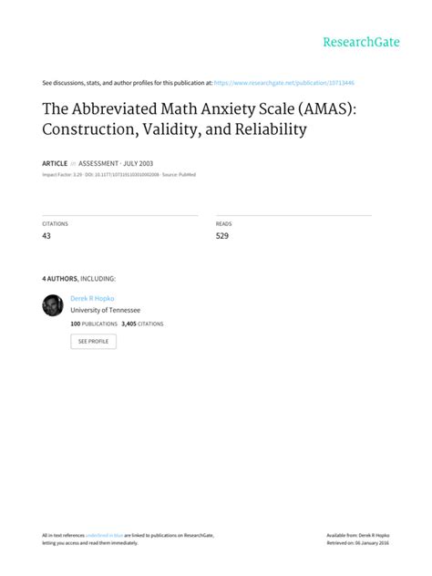 Image result for Math Anxiety Rating Scale