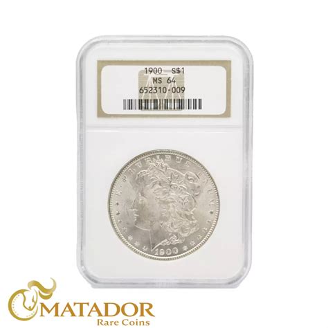 1900 Morgan Silver Dollar NGC MS-64 - Matador Rare Coins Ltd.