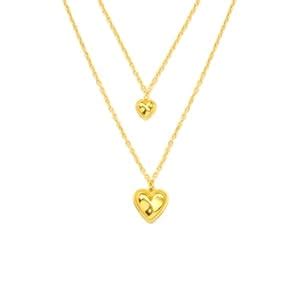 Shaya by Caratlane You and Your Signature Typos Heart Necklace in Gold ...