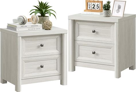 White Wood Night Table