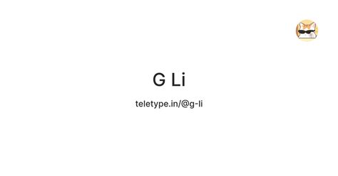 G Li — Teletype