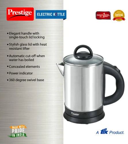 Prestige Stainless Steel 1500 Watts Electric Kettle - PKGSS 1.7 ...
