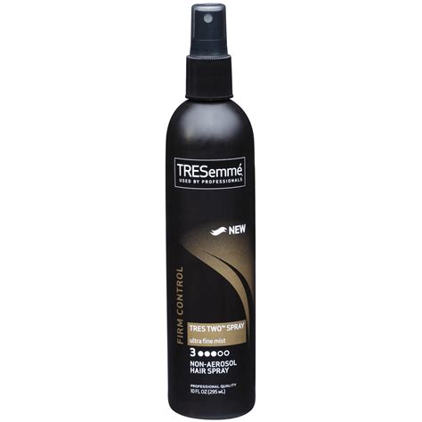 TRESemme Tres Two Spray Hair Spray, Non-Aerosol, Firm Control, 3, 10 fl ...
