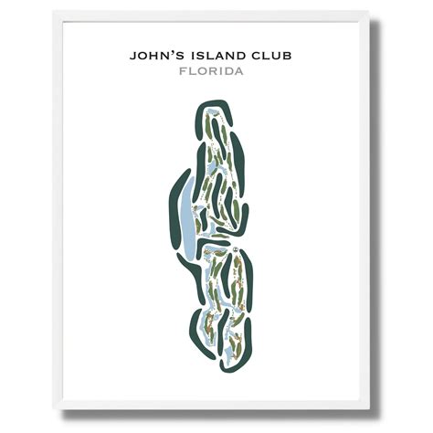 Buy the best printed golf course John's Island Club, Florida - Golf ...