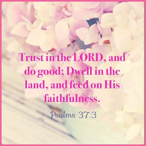 Psalms‬ ‭37:3‬