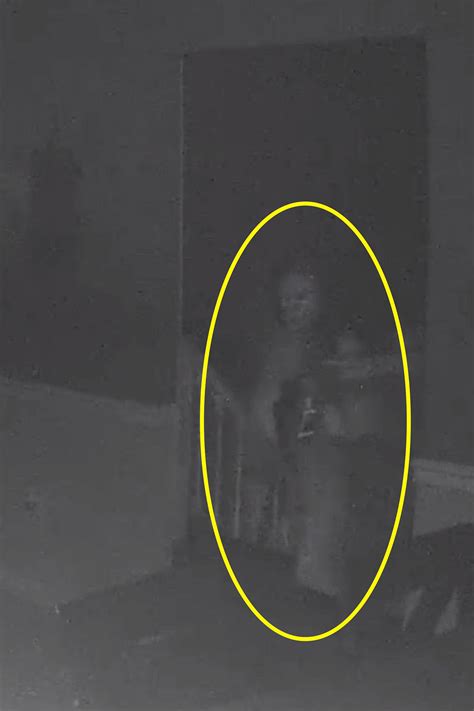 Mom 'too scared to sleep' after seeing ghostly figure on security ...