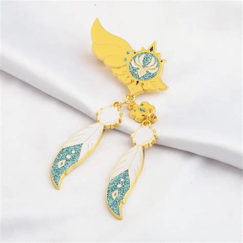 Buy KEYCHIN Genshin Game Brooch Venti Fans Gifts Anime Cosplay Jewelry ...