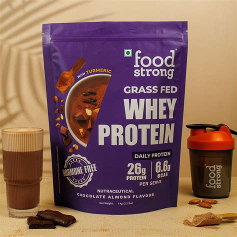 Whey Protein | Chocolate Almond 1 Kg – foodstrong