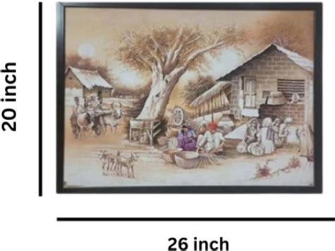 Pinnacle Vastu Natural Colors 60 inch x 5 inch Painting Price in India ...