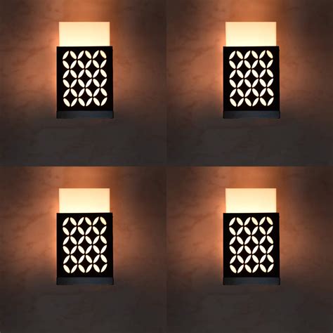 Tornado Wooden Square Shape Wall Lamp Light with All Fixture,Compatible ...