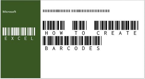 How to Create Barcodes 的图像结果