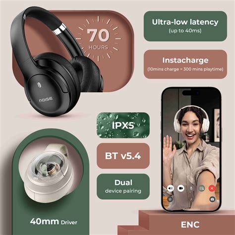 Noise Airwave Max 4 with 70 Hours Playtime,ENC wiith Dual pairing ...