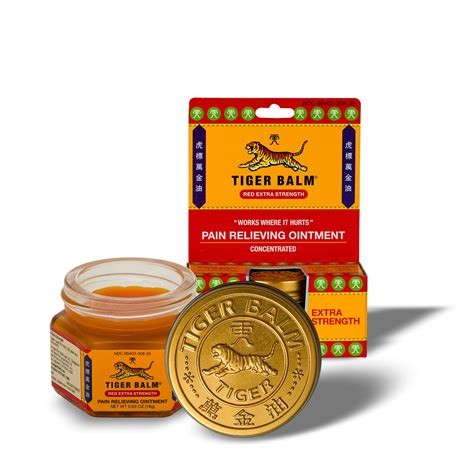 Amazon.com: Tiger Balm Extra Strength Pain Relieving Ointment, 0.63 ...