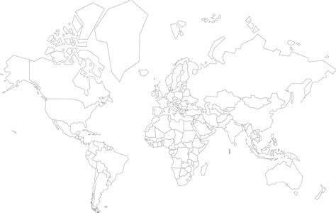 World Map with Countries 的图像结果