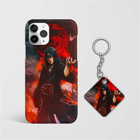 Close-up of the Itachi Uchiha Sharingan Phone Cover, showcasing the ...
