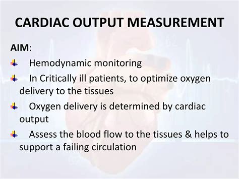 Image result for Cardiac Output Measurement