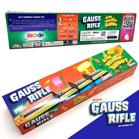 Be Cre8v Gauss Rifle DIY Toy for Kids | StarAndDaisy