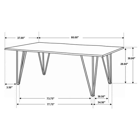 Coaster Furniture - Neve Dining Table