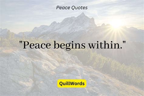 165 Best Peace Quotes for Serenity Seekers - QuillWords