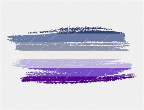 Premium Vector | Butch lesbian flag painted with brush on white ...