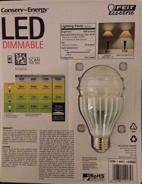 Image result for Feit Electric LED Light Bulb Schematic