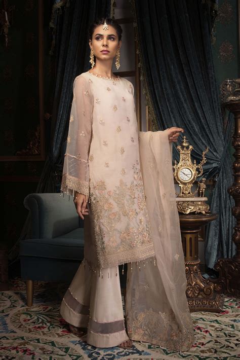 Sapphire Festive 3 Piece Collection 2019 – Pink Dust – YourLibaas