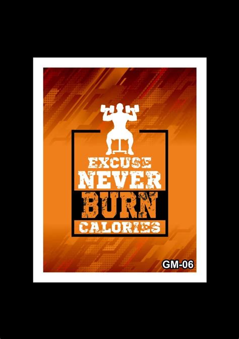 Exercise Quotes White Frames - Workout Quotes Frames - Exercise ...