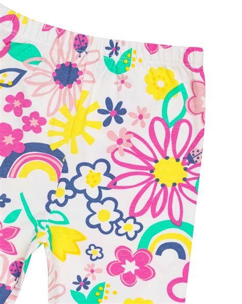 Buy Girls Leggings Rainbow Print-Multicolor Online at Best Price | H by ...