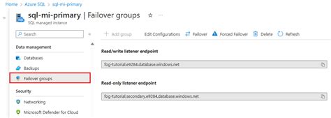 Image result for SQL Managed Instance Failover Group