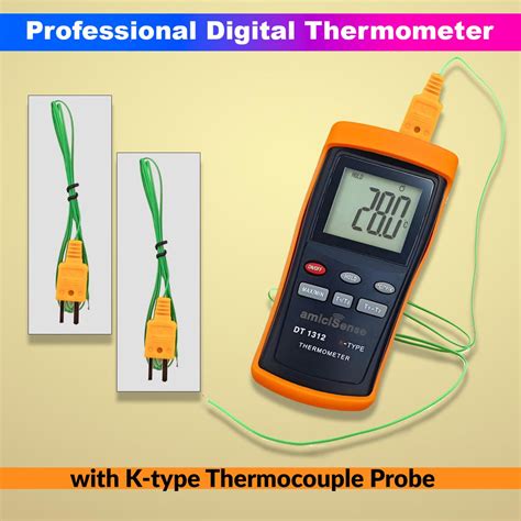 Dual Channel K-Type Thermocouple Thermometer -200°C to 1370°C – amiciKart
