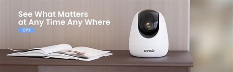 Buy Tenda CP3 Security Pan/Tilt Smart Camera, 360° All-Round Vision ...