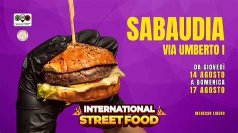 INTERNATIONAL STREET FOOD SABAUDIA, Via Umberto I, 04016 Sabaudia LT ...