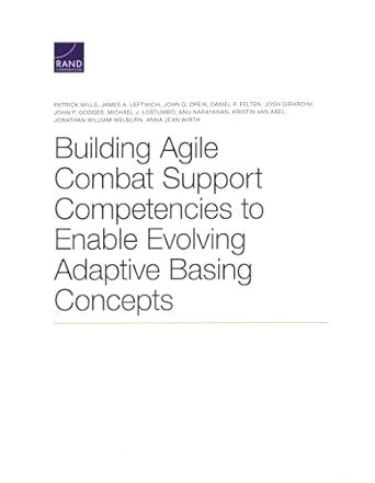 Buy Building Agile Combat Support Competencies to Enable Evolving ...