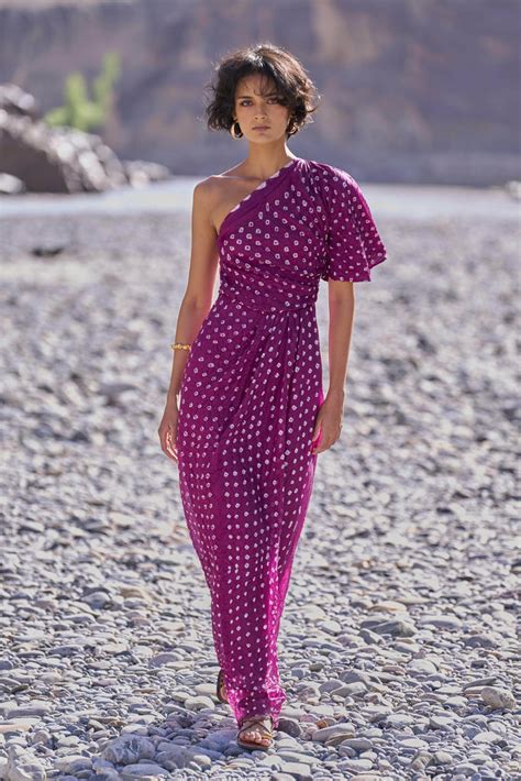 Dash and Dot - SINGLE SLEEVE BANDHANI DRESS | Online Store – dash and dot