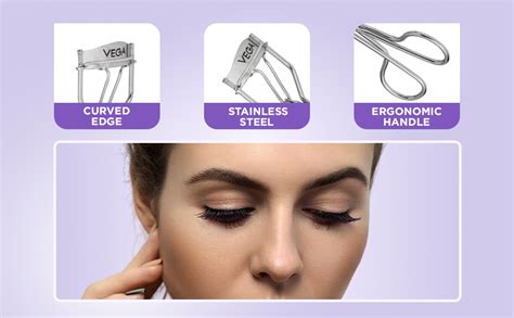 Vega Eyelash Curler for Women | Professional Stainless Steel Eye Lash ...