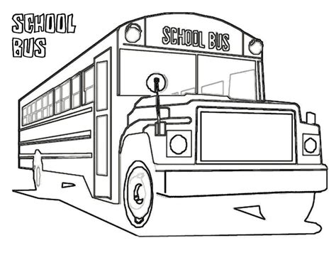 Bus Coloring Pages 的图像结果
