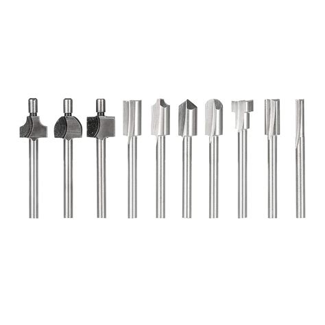 TM 1/8" Hss Shank Woodworking Mini Router Bits Set 3.2 mm Cutter Bit ...