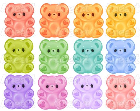 Cute Gummy Bear Drawings