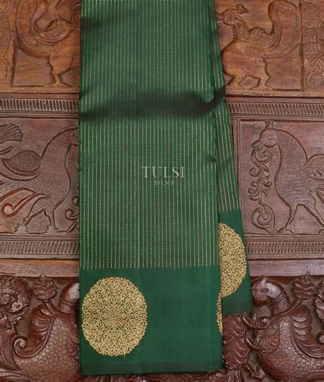 Buy Green Kanjivaram Silk Saree T666787