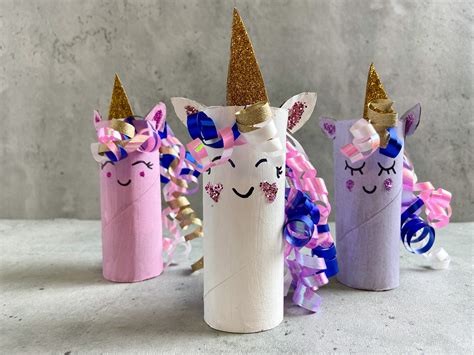 Toilet Paper Roll Unicorn Craft For Kids - Raising Veggie Lovers