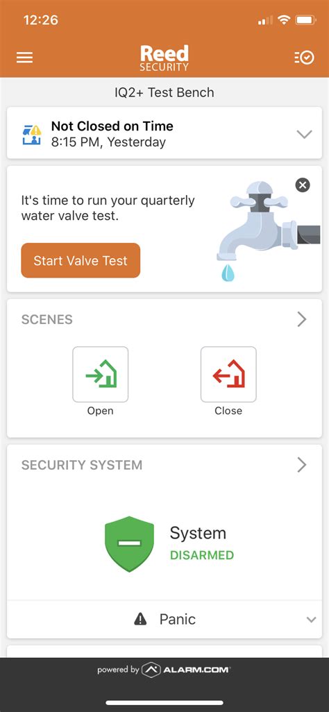 Image result for Alarm.com User App Adding User Codes
