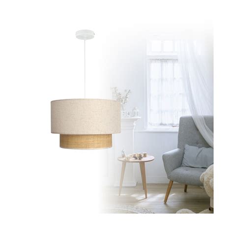 Lámpara de techo Armis 1xE27 con pantalla téxtil