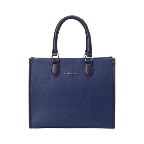 Buy Monroe Versatile Solid Navy Tote Bag | Lino Perros
