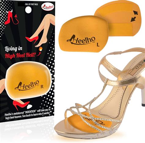 Buy Heelho High Heel Inserts for Women - Metatarsal Pads for High Heels ...