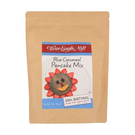 Blue Cornmeal Pancakes