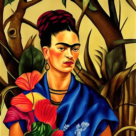 Frida Kahlo Painting · Creative Fabrica